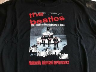 The Beatles - Ed Sullivan Show Feb.  9,  1964 Men 