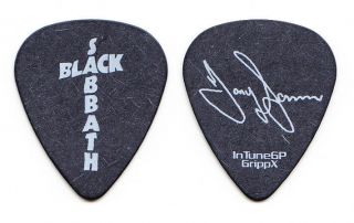 Black Sabbath Tony Iommi Signature Wavy Cross Black Guitar Pick 2016 - 17 End Tour