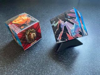 Rod Stewart Rubiks Cube,  Presentation Box And Display Plinth.