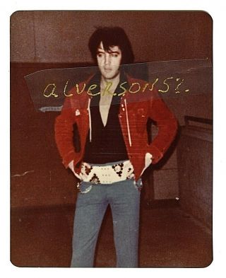 Elvis Presley Vintage Candid Photograph - Los Angeles,  Ca - January 13,  1970