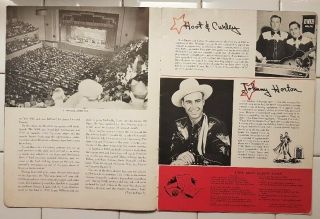ROCKABILLY 1955 LOUISIANA HAYRIDE PROGRAM JOHNNY HORTON JIM REEVES JIMMY JOHNNY 2