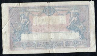 1000 Francs Bleu Et Rose 1926 Good 2