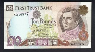 Northern Ireland 10 Pounds 1998 Au - Unc P.  136,  Banknote,  Uncirculated
