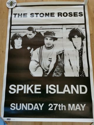 Stone Roses Poster From Spike Island Gig 1990