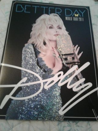 Dolly Parton 2011 Better Day World Tour Concert Program Booklet