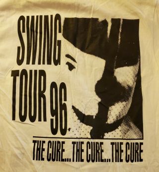The Cure Swing Tour t - shirt 1996 vintage Size: large Tall 3