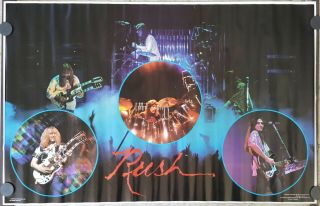 Rush 1979 Poster Approx 22x 34 Rare Vintage