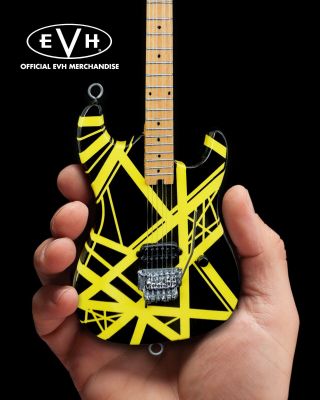 Evh Bumblebee Eddie Van Halen Collectible Mini Guitar