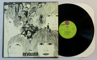 Beatles Rare Late 1960’s ‘ Revolver ‘ Green Capitol Label Record Club Lp