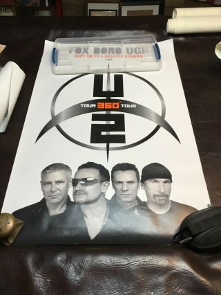 U2 360 Tour Poster Fox Borough