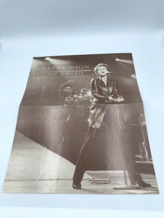 Rare Celine Dion Live In Paris Album Promo Press Release,  Sony 1996