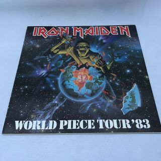 Iron Maiden World Piece Tour ‘83 Programme 1983 Concert Program Uk Delivery