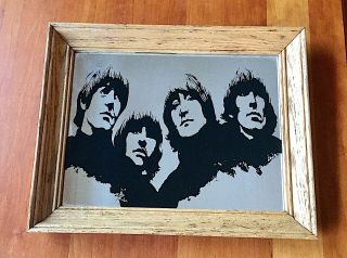 Beatles - Mirror - Vintage - Rubber Soul Artwork - Paul On The Left - 9 " X 12 "