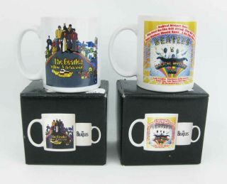 The Beatles Coffee Mugs Yellow Submarine & Magical Mystery Tour 2009