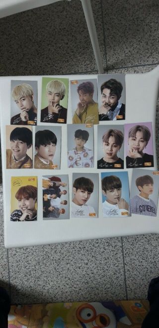 BTS Bangtan BOYS BBQ Chicken Official Photo Card Limited 14EA SET All Member SET 2