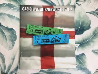 Oasis Live At Knebworth Park Concert Programme Memorabilia - August 1996