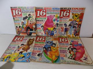 10 Beatles 16 Magazines Mostly 1966