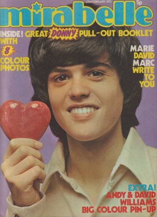 Mirabelle (17 February 1973) Donny Osmond The Sweet Andy & David Williams Twins