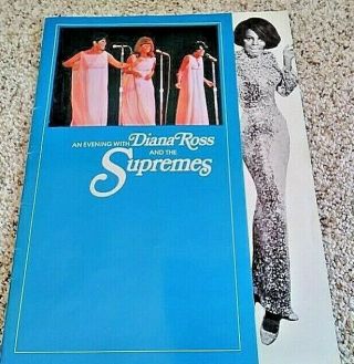 An Evening With Diana Ross And The Supremes Concert Program (1968) Motown Rare