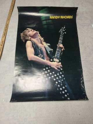 1985 Vintage Randy Rhoads Poster 3011