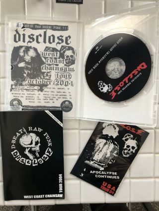 Disclose:west Coast Chainsaw Tour 2004 Complete Dvd,  Framtid,  G.  A.  T.  E.  S.
