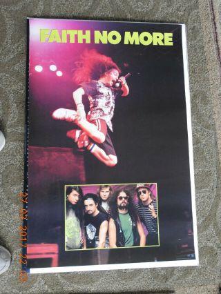 Faith No More 1990 Usa Promo Poster
