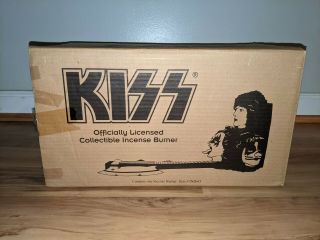 Officially Licensed Kiss Incense Burner Gene Simmons Tongue Axe Guitar -