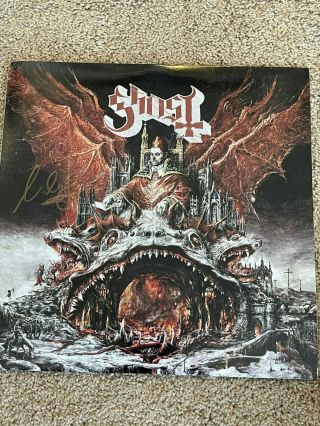 Ghost Band Prequelle Vinyl Record Signed Autographed Cardinal Copia