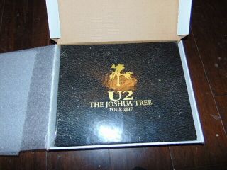 U2 Joshua Tree 2017 Tour Limited Edition Vip Book W/ Harmonica &