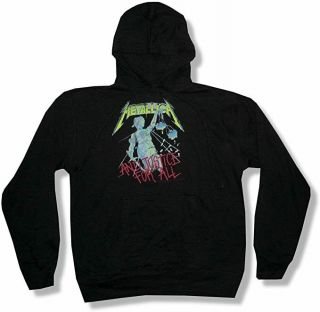 Metallica And Justice For All Black Pullover Hoodie Sweatshirt Official