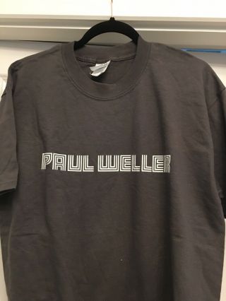 Vintage Paul Weller Merch Tour T Shirt Size L