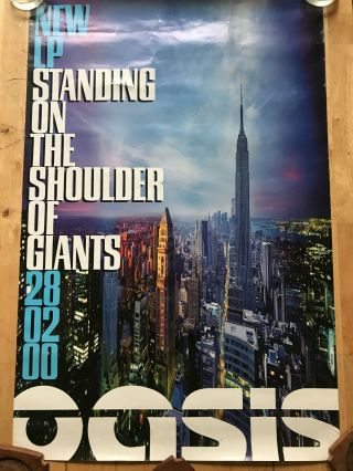 Oasis Promo Poster - Standing On The Shoulder Of Giants
