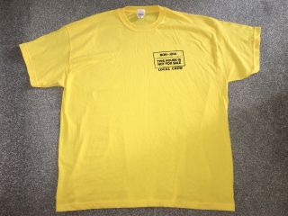 Bon Jovi ‘this House Is Not For Sale’ Local Crew T - Shirt (yellow),  Xl