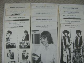 The Beatles Fanzine " With A Little Help From My Friends " 14 Issues 1977 - 1981