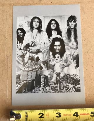 Vintage 1973 Alice Cooper Billion Dollar Babies Album Promo Postcard Post Card