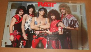 Ratt 1984 Poster 34x22 Funky