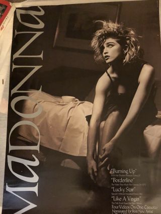 Madonna Like A Virgin Promo 1984 26x38
