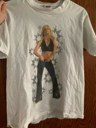 Britney Spears 2002 Dream Within A Dream Tour Shirt One Of Two (size Small)