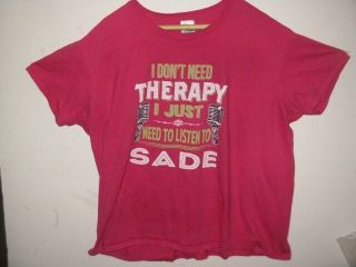 Sade 2 X L Ladies Concert Tour Tee Shirt I Don 