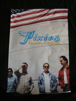 Pixies Album Poster Trompe Le Monde Record Store Promo 1991