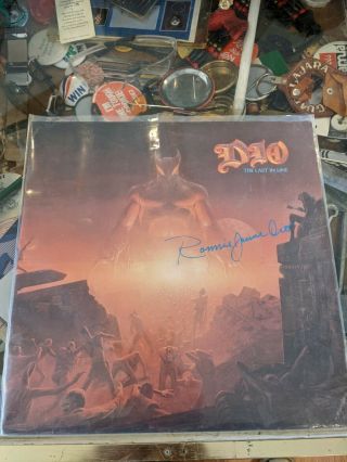 Dio Album " The Last In Line " Signed By Ronnie James Dio