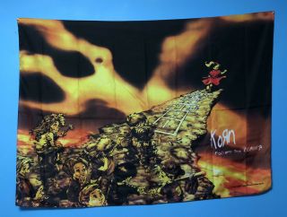 Korn Follow The Leader Banner Huge 42x30 Inch Tapestry Fabric Poster Giant