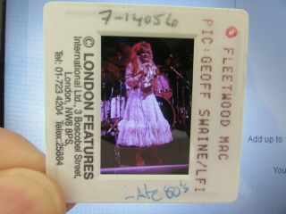 Press Photo Slide Negative - Fleetwood Mac - Stevie Nicks - 1980 