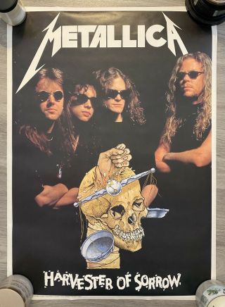 Metallica,  Vintage Harvester Of Sorrow Poster,  24x34