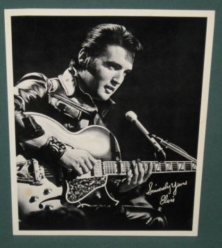 Elvis Presley Now 8 X 10 International Hotel Publicity Concert Photo 1970
