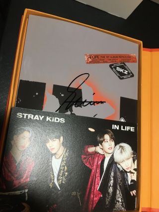 Stray Kids In Life Official Signed Album,  Postcard | Seungmin (mwave)