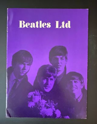 The Beatles 1964 Usa Tour Program Authentic Rarer Version (smaller)