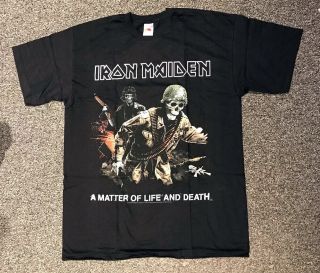 Iron Maiden Matter Of Life And Death 2006 Tour Shirt