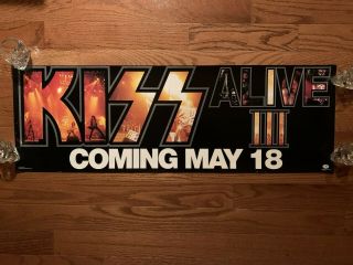 Kiss Alive Iii Promo Poster - Coming May 18 12x36