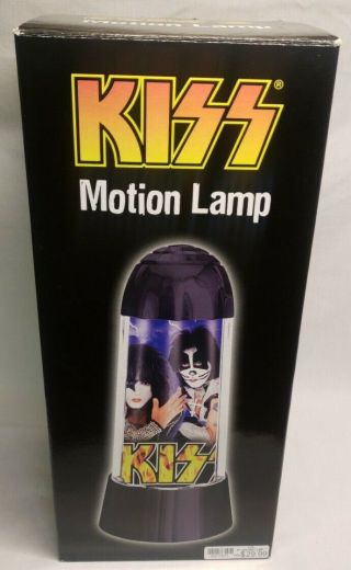 Kiss Band Pop Art Motion Lamp Spencers Exclusive Gene Simmons Display